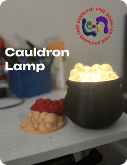 Cauldron Lamp 3d model