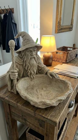 Wizard Catchall Bowl - Fantasy Entryway Key Holder & Desk Organizer 3d model