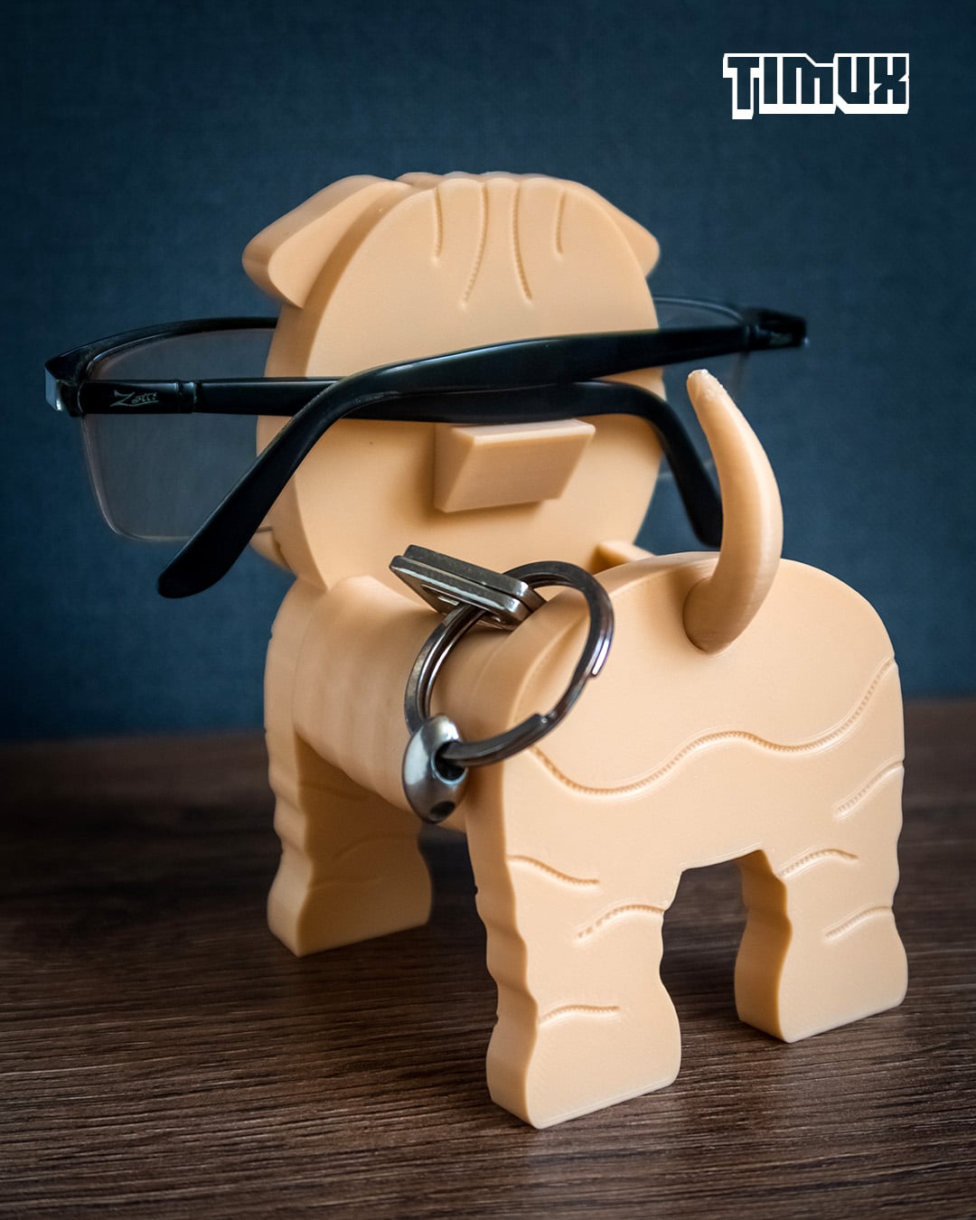 SHAR PEI GLASSES HOLDER 3d model