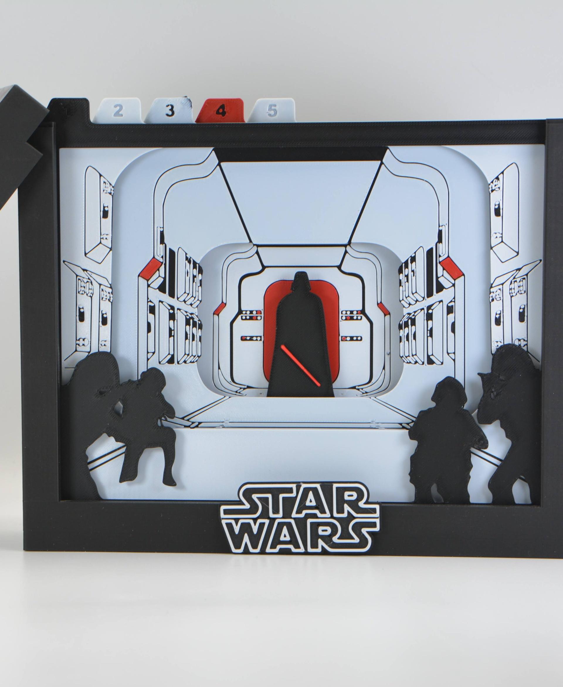 Star Wars Boarding of the Tantive IV Shadow Box 3d model