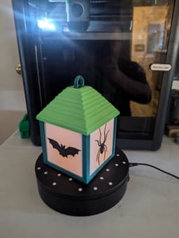 Came out looking great. I used inland green and neon green for the body and top. Inland black and white for the panes. 3d model