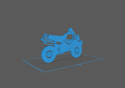 Yamaha - Banshee Wall Art 3d model