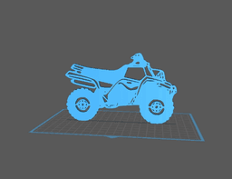 Yamaha - Banshee Wall Art 3d model