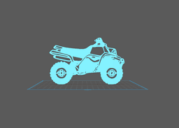 Yamaha - Banshee Wall Art 3d model
