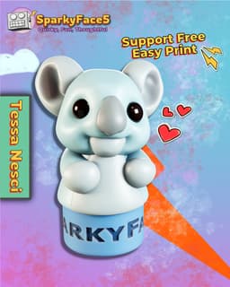 Koala Trouble 3d model