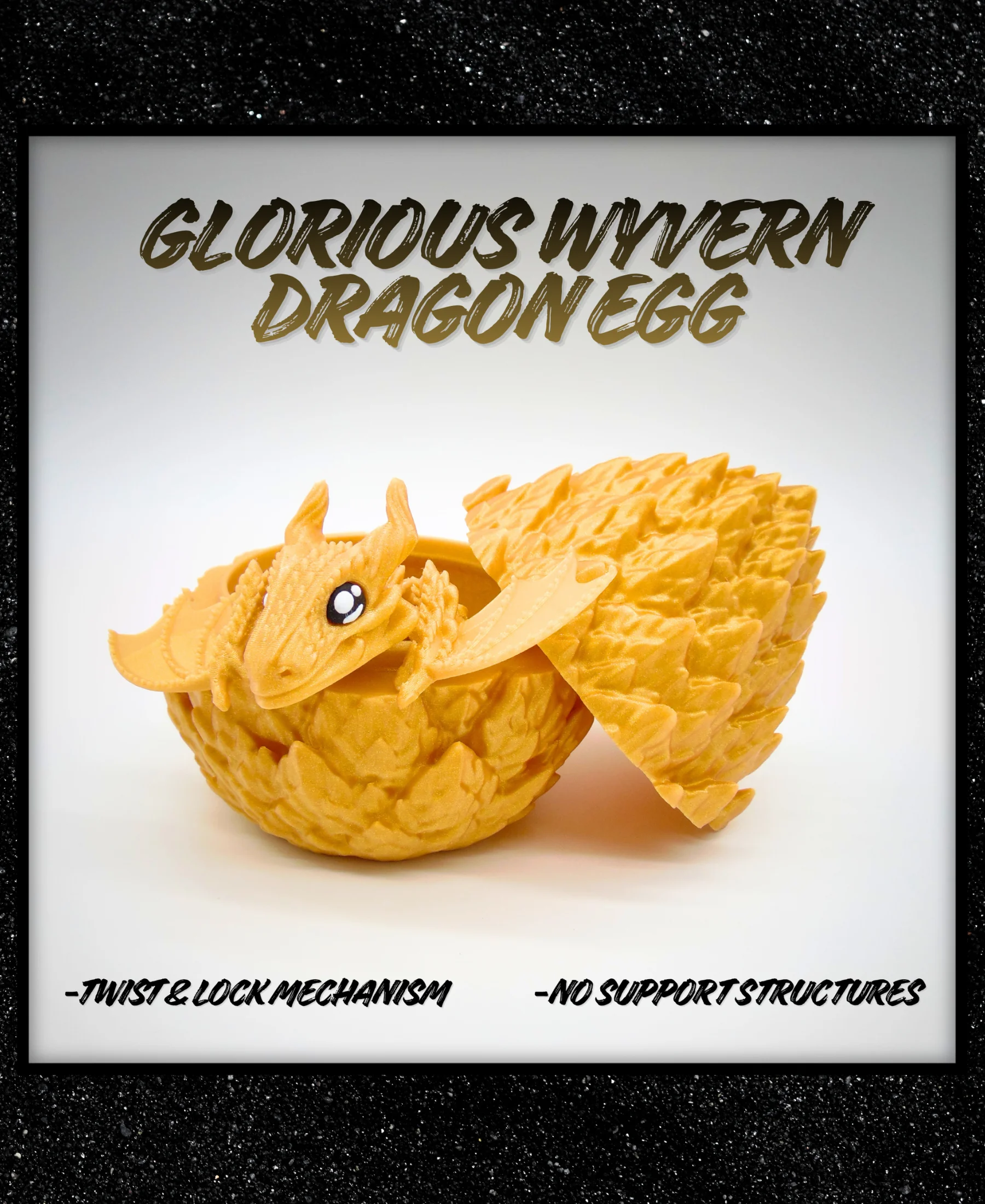 Glorious Wyvern Dragon Egg 3d model