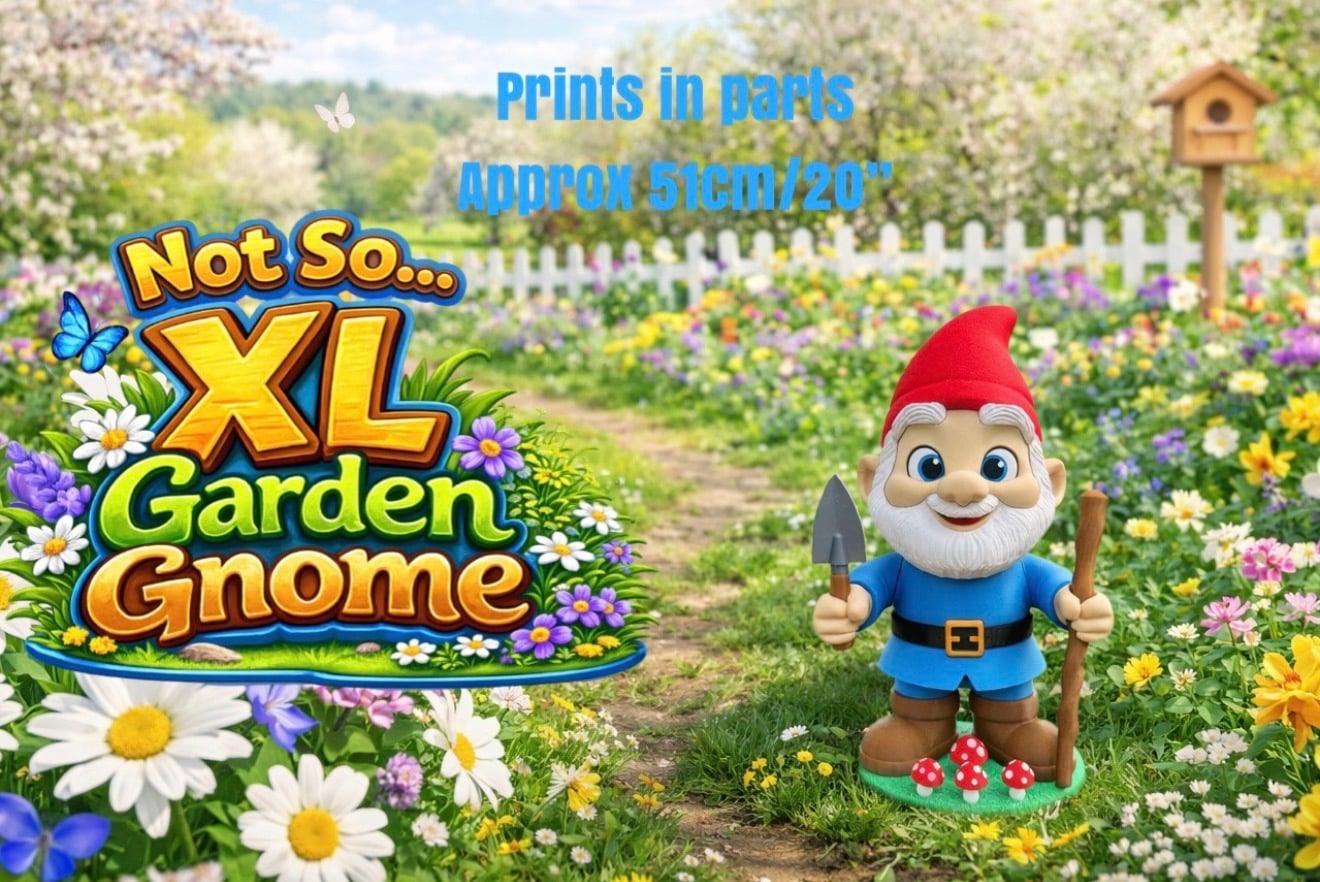 Not So XL Garden Gnome 3d model