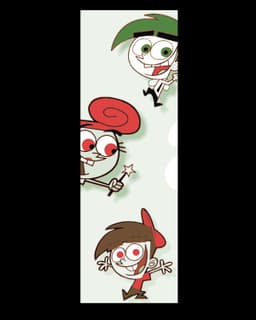 Fan Art tribute to Classic nickelodeon Cartoon - Fairly Odd Parents - Set of Bookmarks 3d model