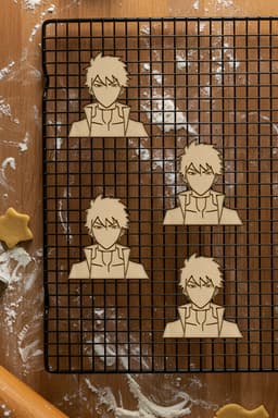 Anime Cookie Cutter, Biscuit Cutter 3d model