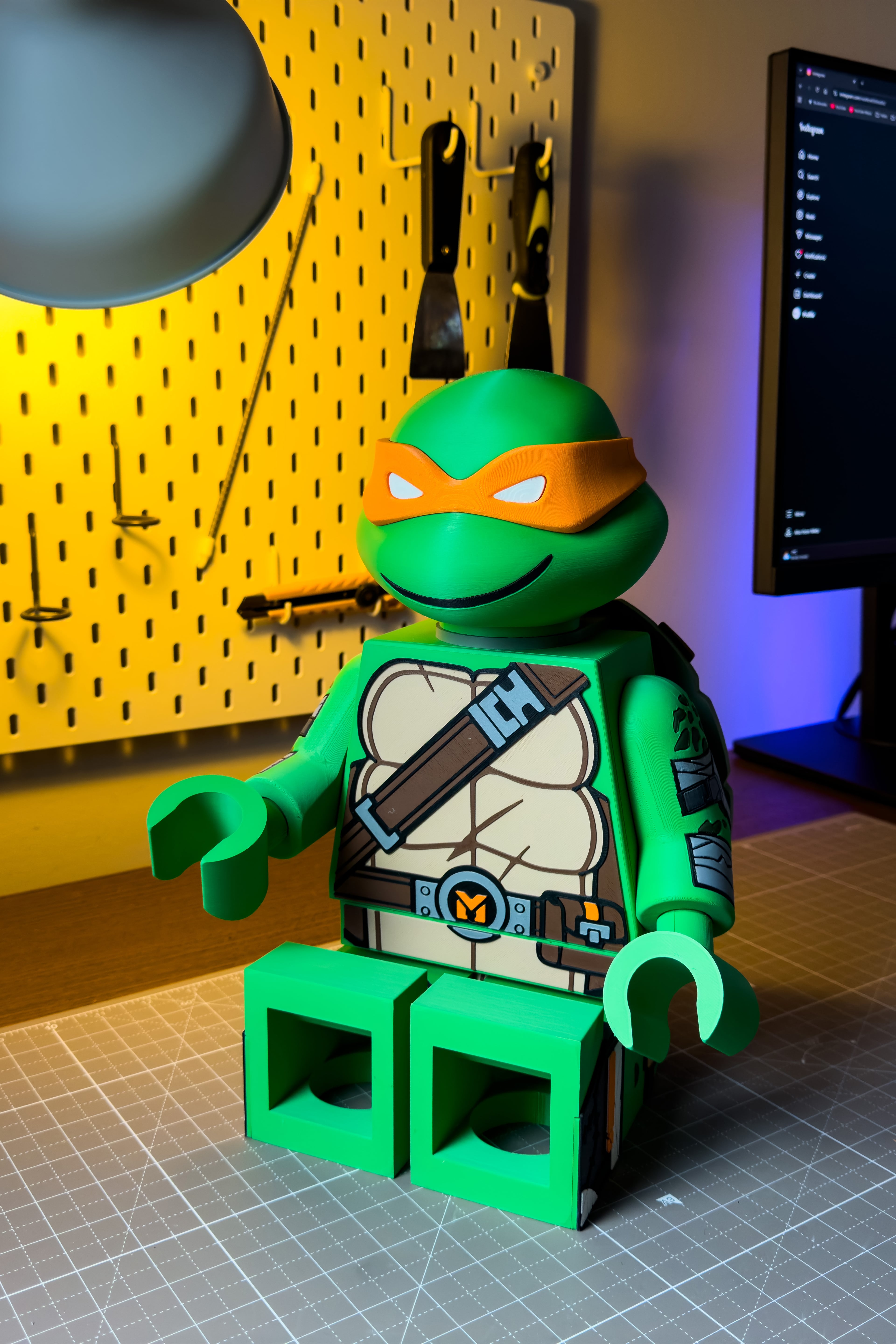 TMNT Michelangelo Modular Figure 3d model