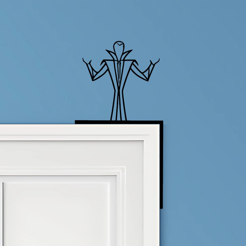 Dracula Door Corner Decor 3d model