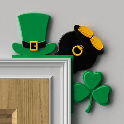 St. Patricks Day Door Topper 3d model