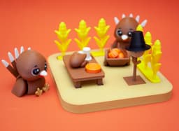 Turkey Thanksgiving Harvest 3d model