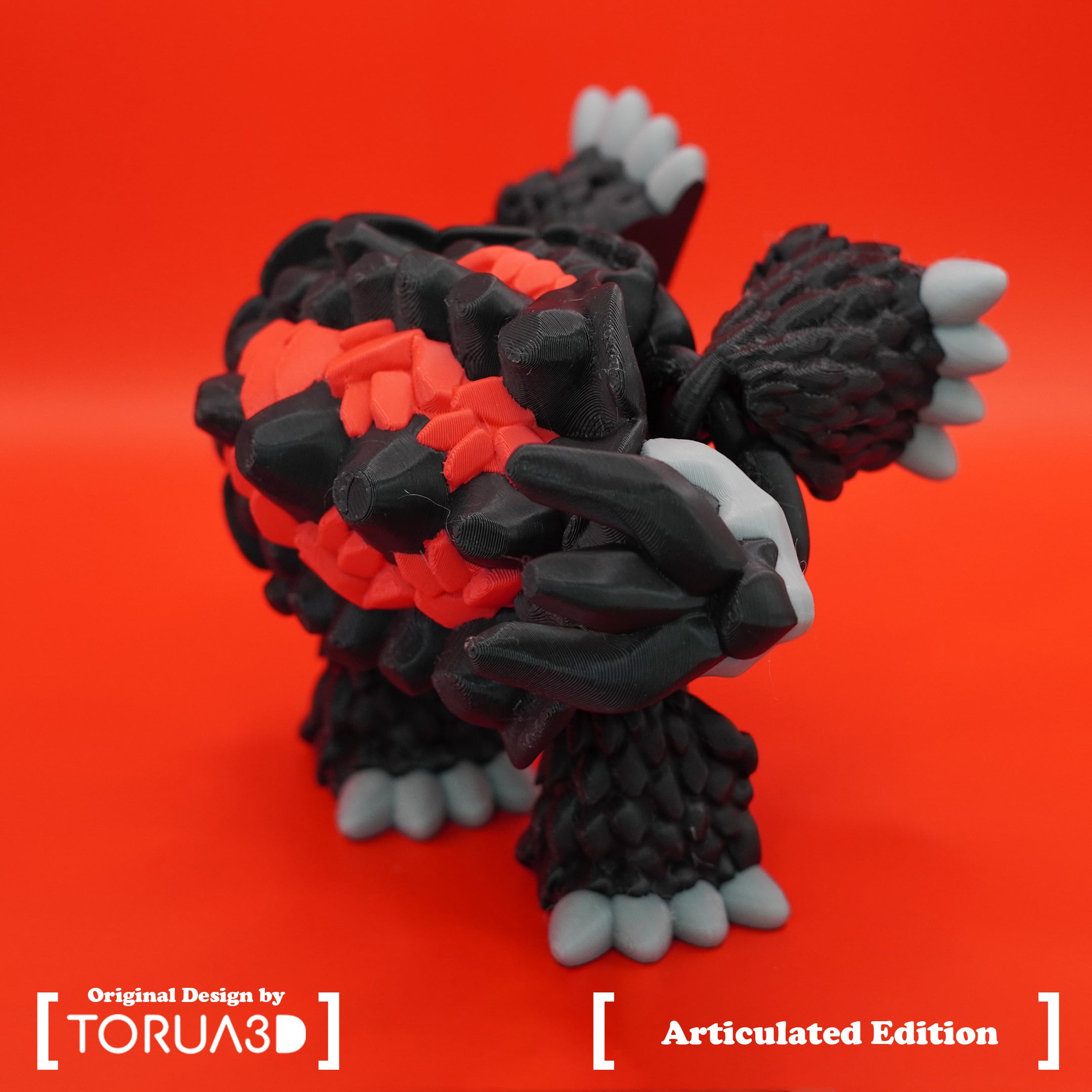Articulated Magma Turtle 3d model