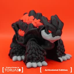 Articulated Magma Turtle 3d model
