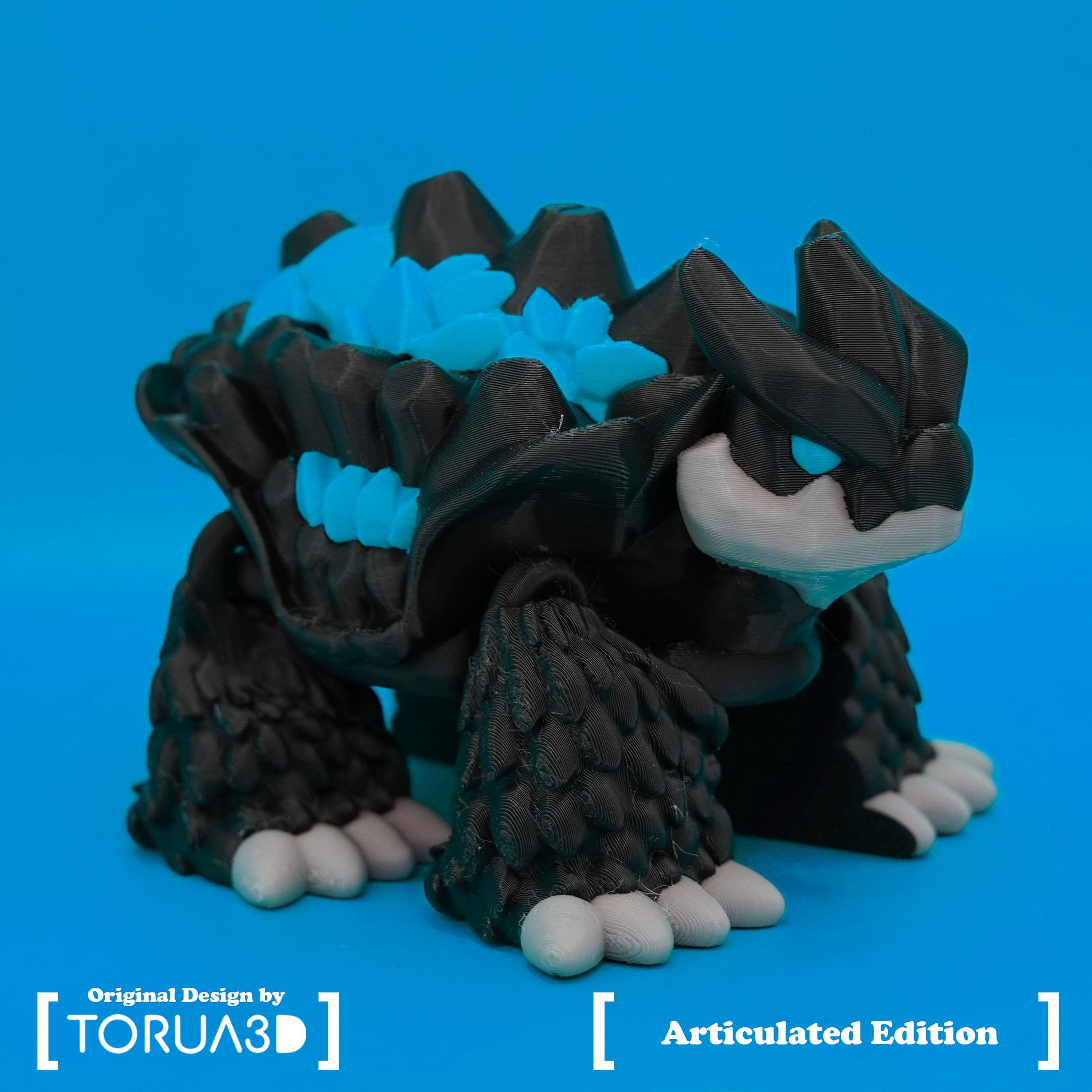Articulated Magma Turtle 3d model