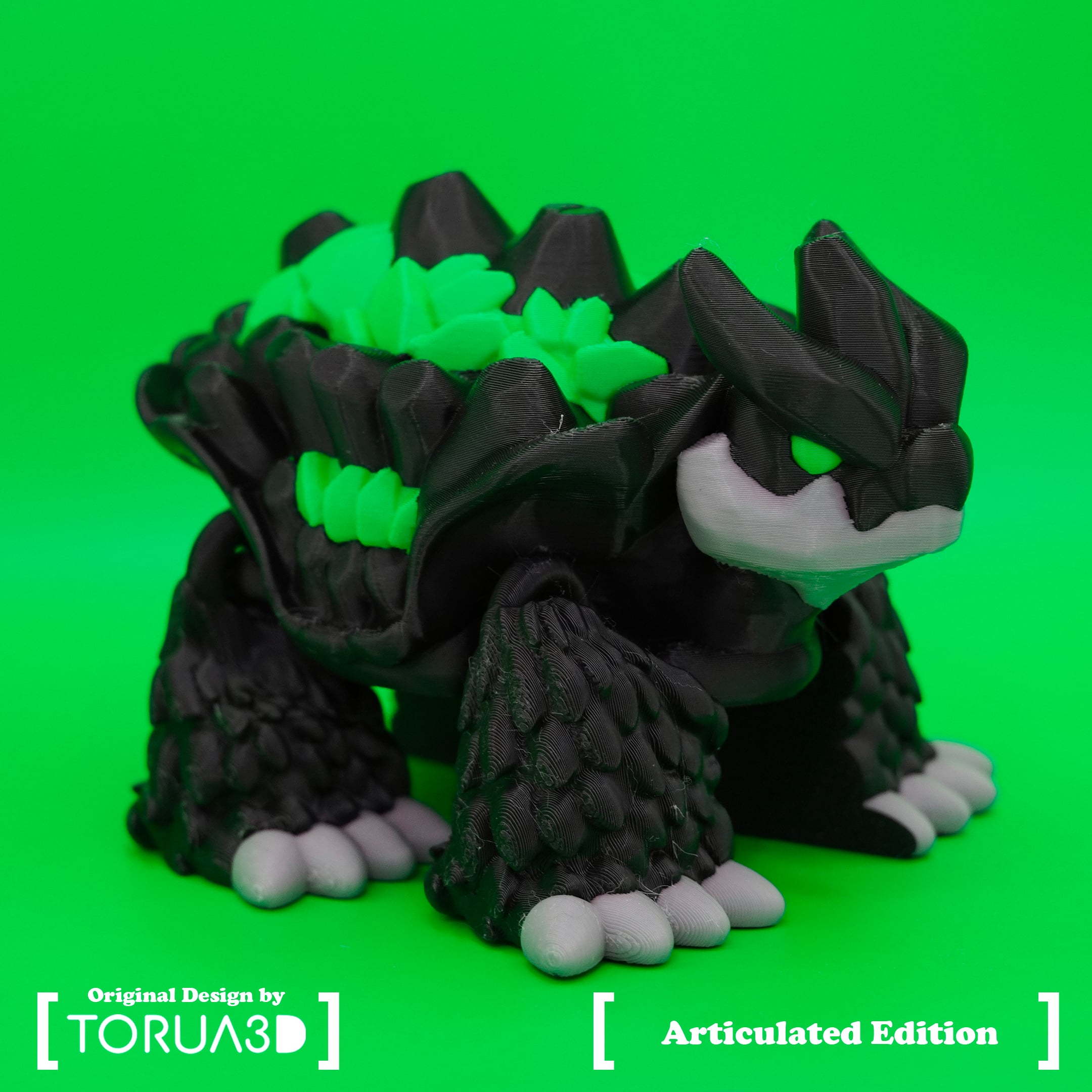 Articulated Magma Turtle 3d model