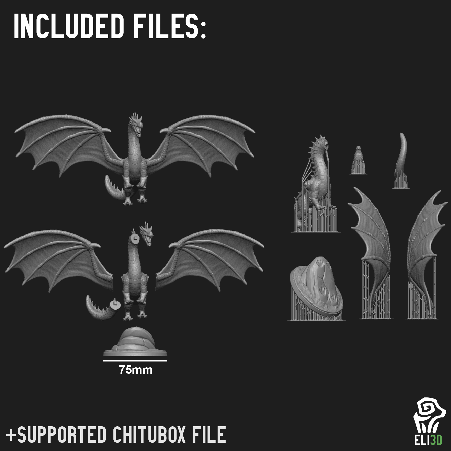 Green Dragons 3d model