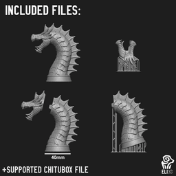 Green Dragons 3d model