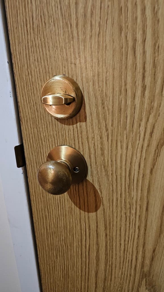 Simple Deadbolt Securing Device 3d model