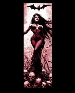 Sketches of the midnight walkers - Vampires - Set of Bookmarks 3d model