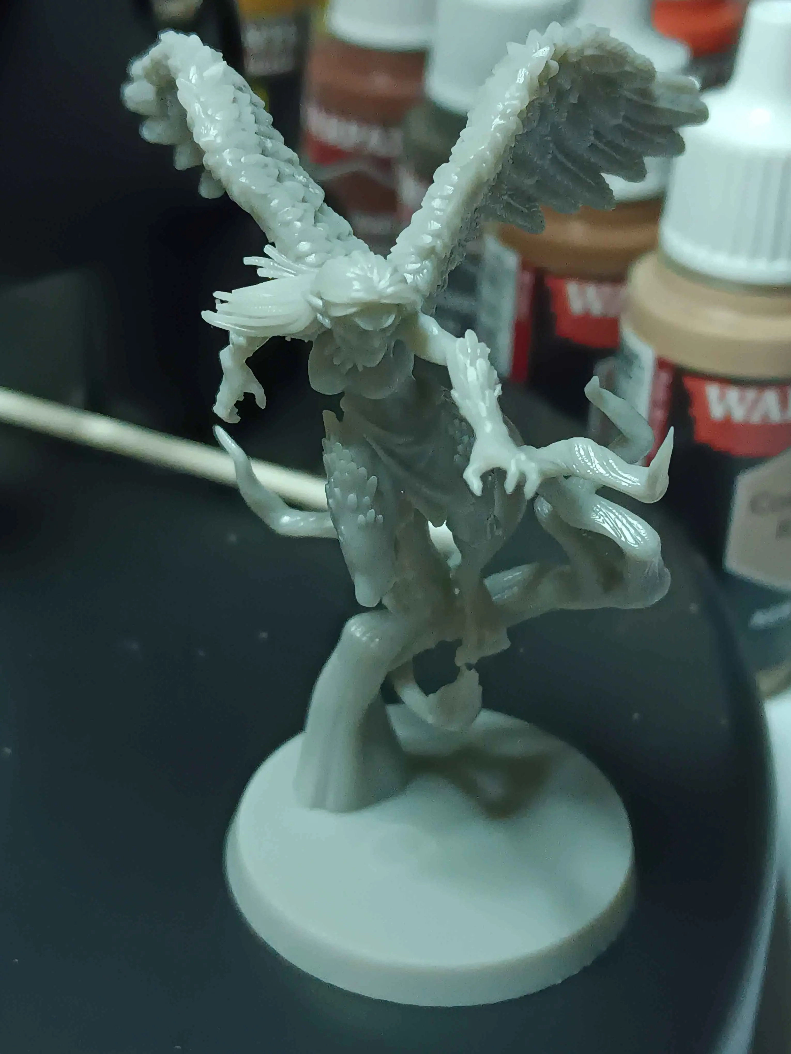 This little cutie is gonna be fun to paint. even gonna do a swamp for the base.