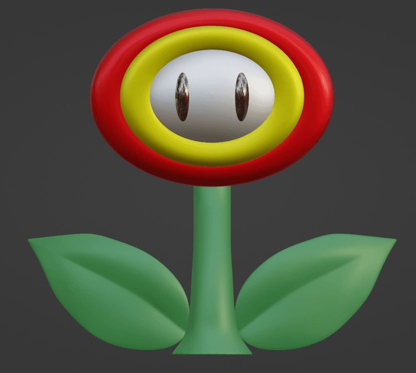 Fire Flower 3d model