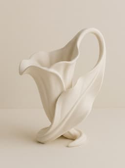 Organic Calla Lily Pitcher Vase – Sculptural Floral Vessel for Grandmillennial and Coquette Home Dec 3d model