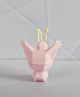 Skitty Low Poly Pokemon 3d model