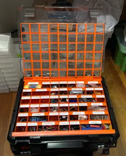 Gridfinity custom for TacTix 9 compartment organiser 3d model