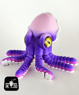 Flexi Cuttlefish / Big Eyes / No Supports 3d model