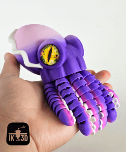 Flexi Cuttlefish / Big Eyes / No Supports 3d model