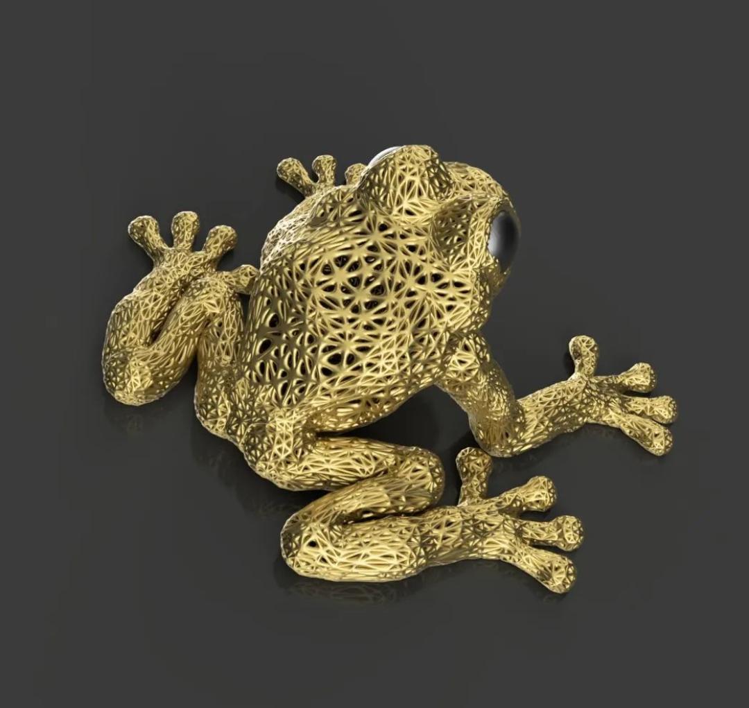 lattice frog 3d model