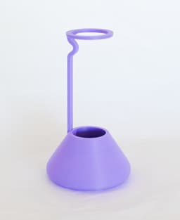 Minimalist Vase | Shell Vase V2 | Easy 3D Print Home Decor | No Supports 3d model