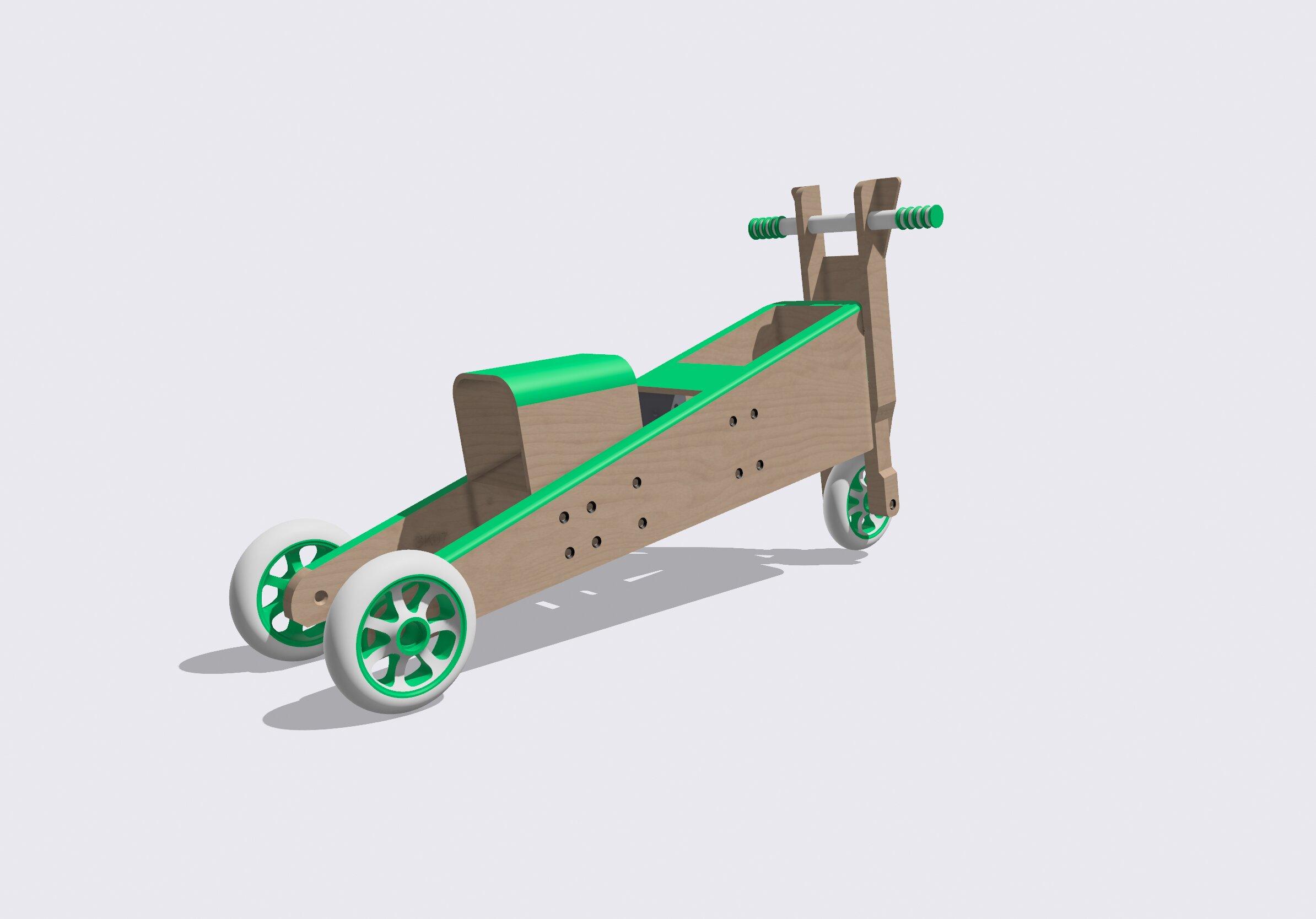 Tricycle Oliver 3d model