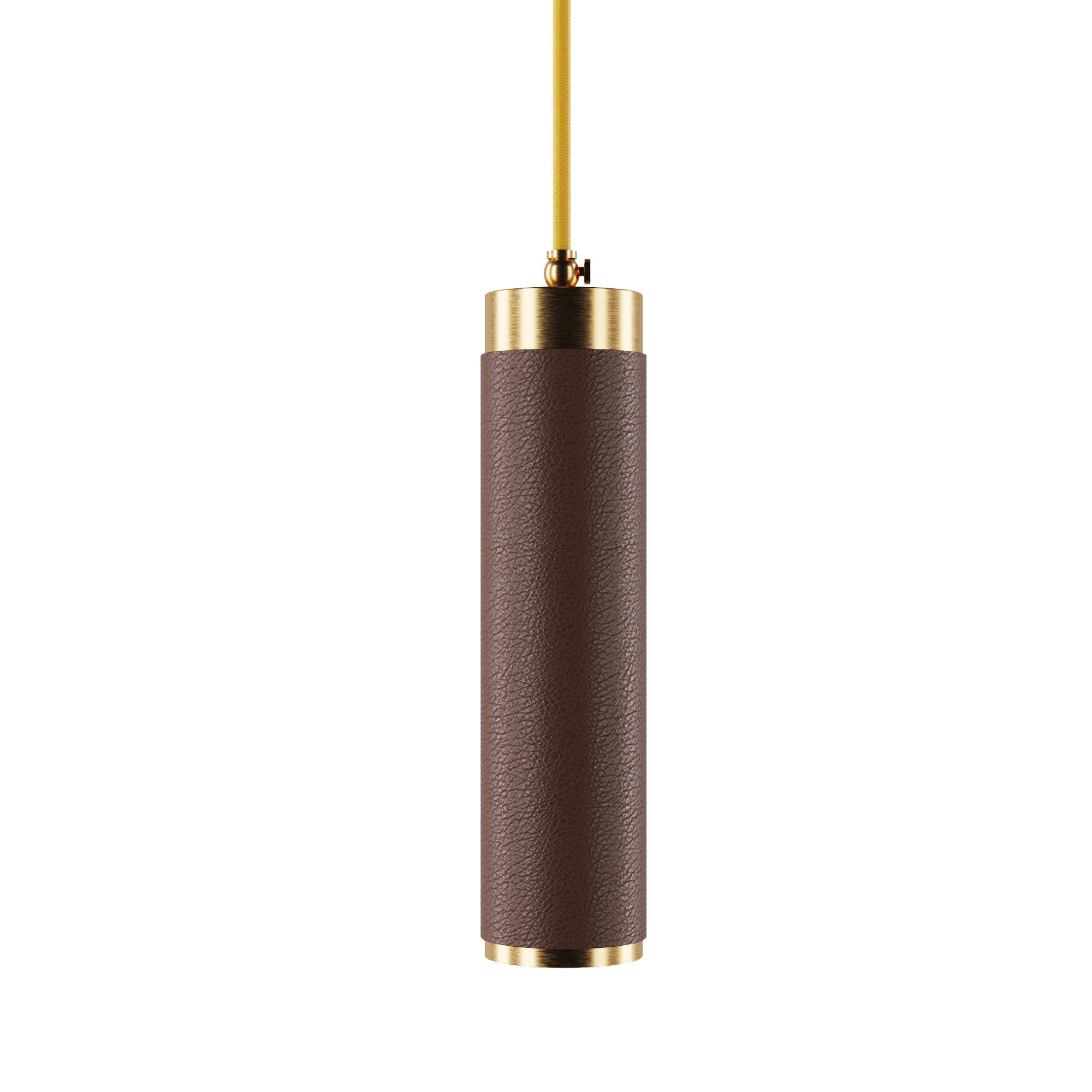 Leather ceiling lamp, SKU. 5213 by Pikartlights 3d model