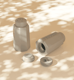 Pepper and Salt Shakers 3d model