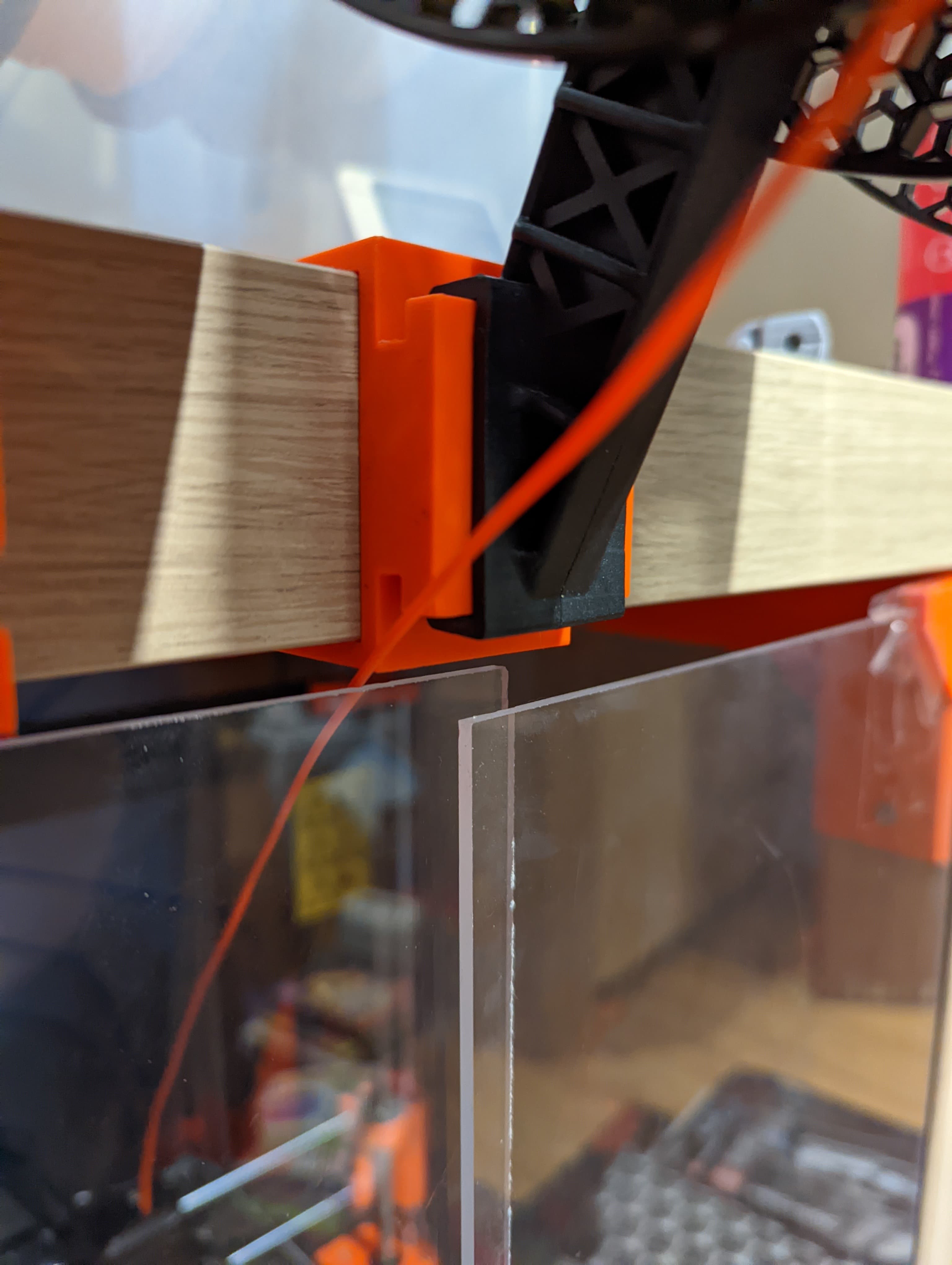 Spool Holder Adapter for Lack Enclosure 3d model