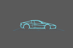 Ferrari - 512 TR Wall Art 3d model
