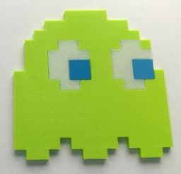 Pac-Man Ghosts (no multi material needed) - Pinky, Blinky, Inky and Clyde 3d model