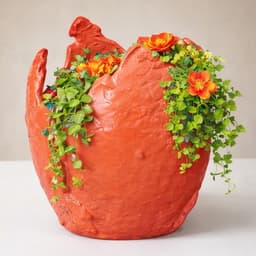 UNIQUE SCULPTURAL ORGANIC PLANTER 3d model