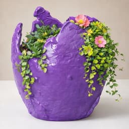 UNIQUE SCULPTURAL ORGANIC PLANTER 3d model
