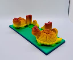 Turtle Business Card Holder 3d model