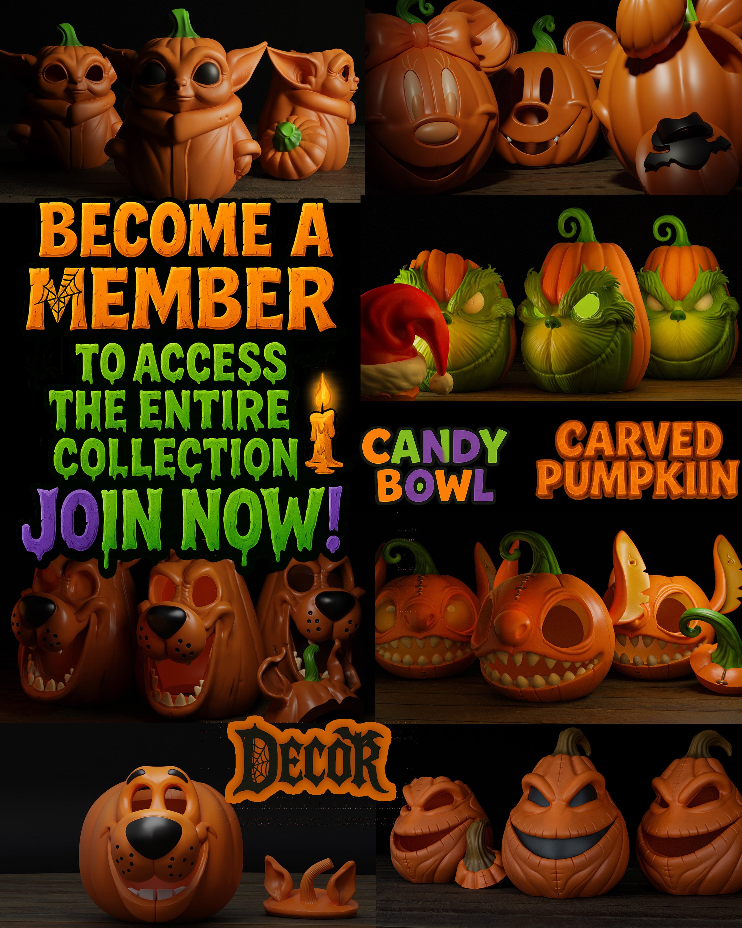 Stitch Pumpkin 3d model
