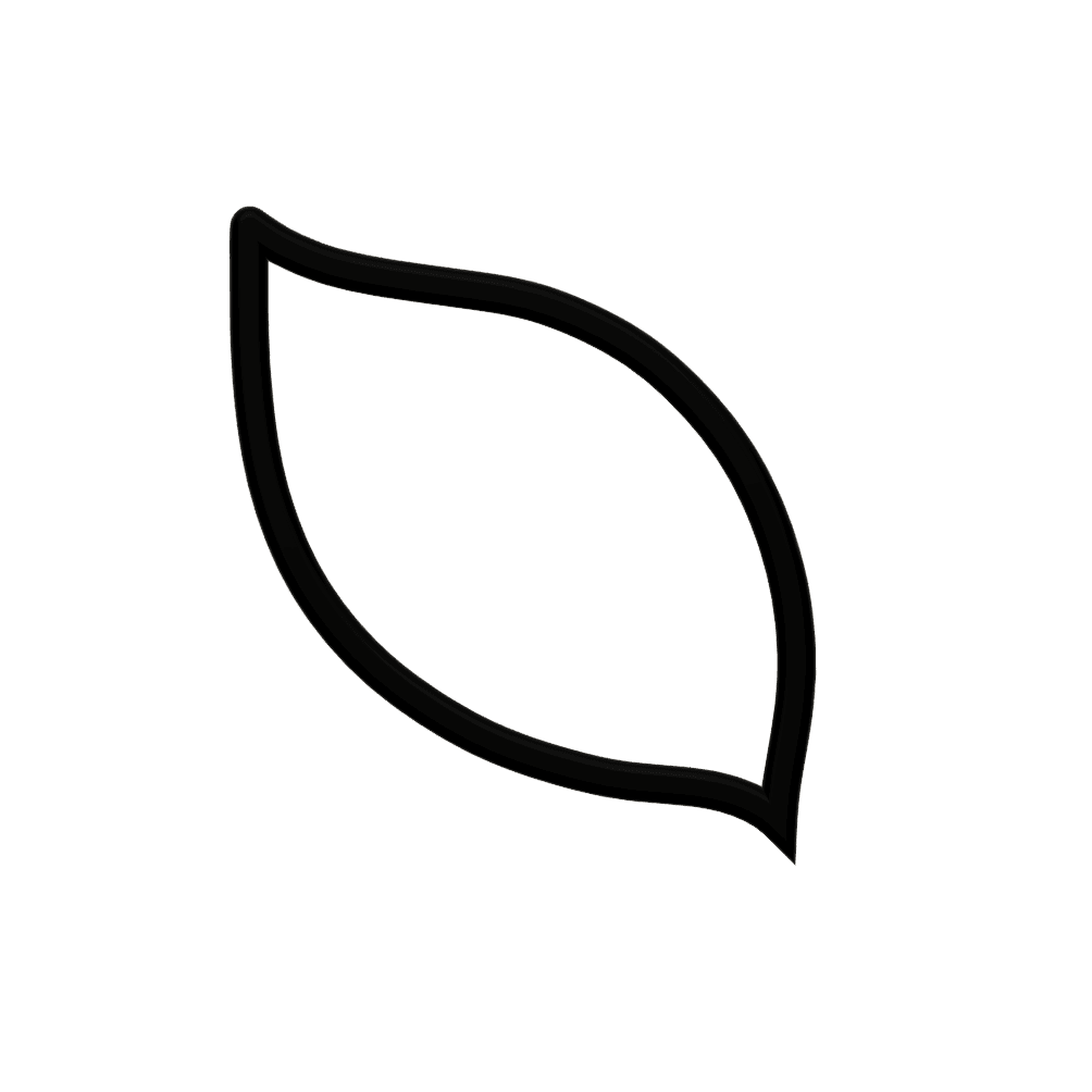 Leaf Cookie Cutter STL File - 4 inches 3d model