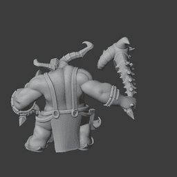 Butcher Diablo 4 Figurine 3d model