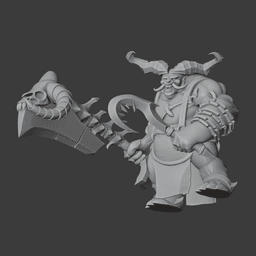Butcher Diablo 4 Figurine 3d model