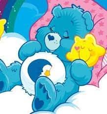 Bedtime Bear, Care Bear, Articulated, Keychain, Mini's, Mini, baby, Print in place 3d model