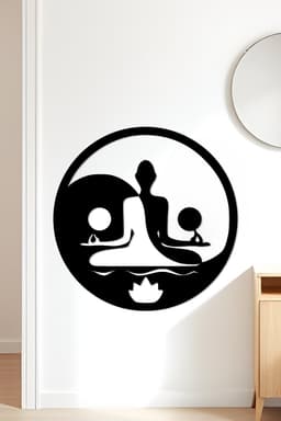 Yoga Wall Art, Wall Decor, Home Decor 3d model
