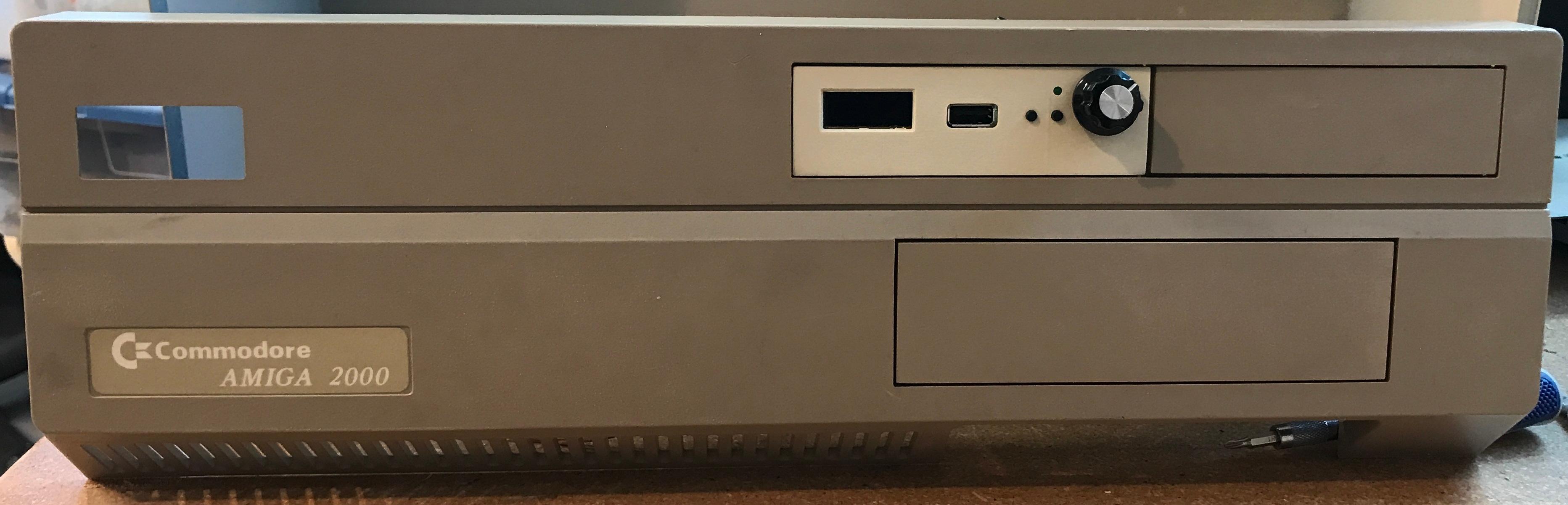 Amiga 2000 Gotek Drive Case and Cover 3d model